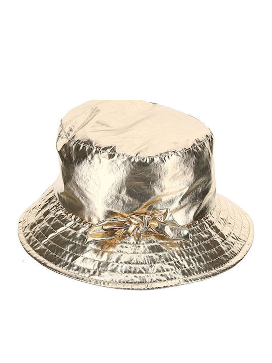 Monnalisa Kids' Hat Bucket Fabric Beige