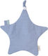 Saro Πανάκι Μωρού Crinkle Star Μπλε