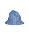 Kids' Hat Bucket Fabric Blue