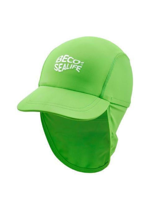 Beco Kids' Hat Jockey Fabric Sunscreen Green