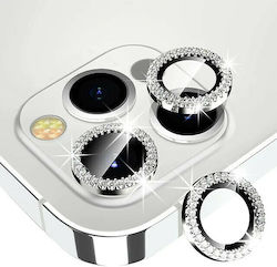 3D Metal Glitter Προστασία Κάμερας Tempered Glass Ασημί για το iPhone 14 Pro / 14 Pro Max 3D Metal Glitter Προστασία Κάμερας Tempered Glass Ασημί για το iPhone 14 Pro / 14 Pro Max
