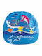 Aria Παιδικό Καπέλο Jockey Υφασμάτινο Μπλε