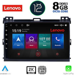 Lenovo Car-Audiosystem für Toyota Land Cruiser 2002-2008 (Bluetooth/USB/WiFi/GPS/Apple-Carplay) mit Touchscreen 9"