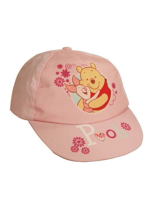 Setino Παιδικό Καπέλο Jockey Υφασμάτινο Ροζ