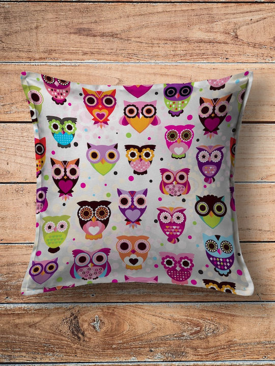 Kids Decorative Pillow White 40x40cm