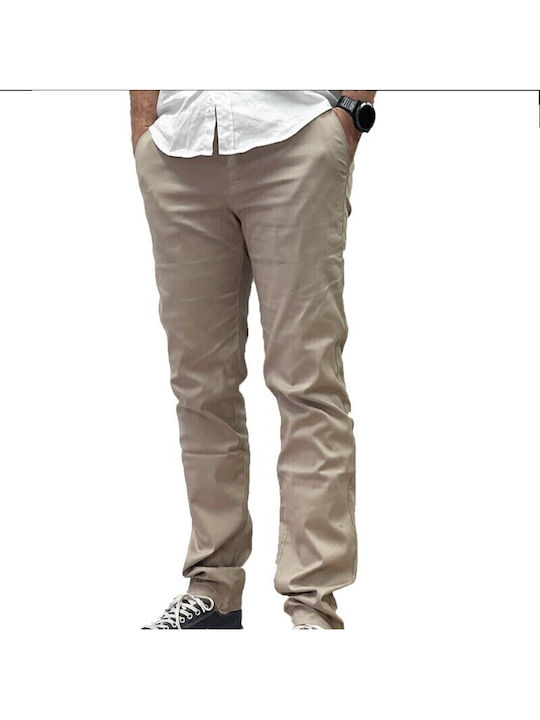 Dors Ανδρικό Παντελόνι Chino Μπεζ
