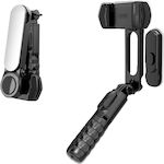 Techsuit Q09 Selfie Stick με Bluetooth / Τηλεχειριστήριο Μαύρο