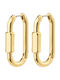 Pilgrim Earrings Hoops Gold Plated