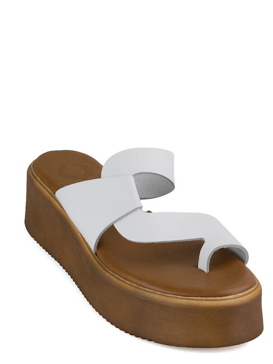 Hera Sandals Leder Flache Sandalen für Damen Fl...