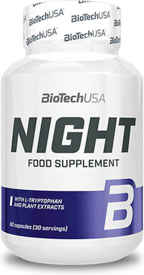 Biotech USA Нощна Добавка за Сън 60 Капсули