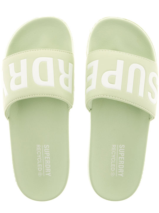 Superdry Women's Slides Green