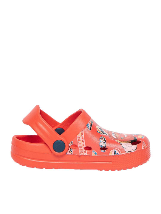 Mcqueen  Clog Παιδικά Σαμπό Θαλάσσης Πορτοκαλί