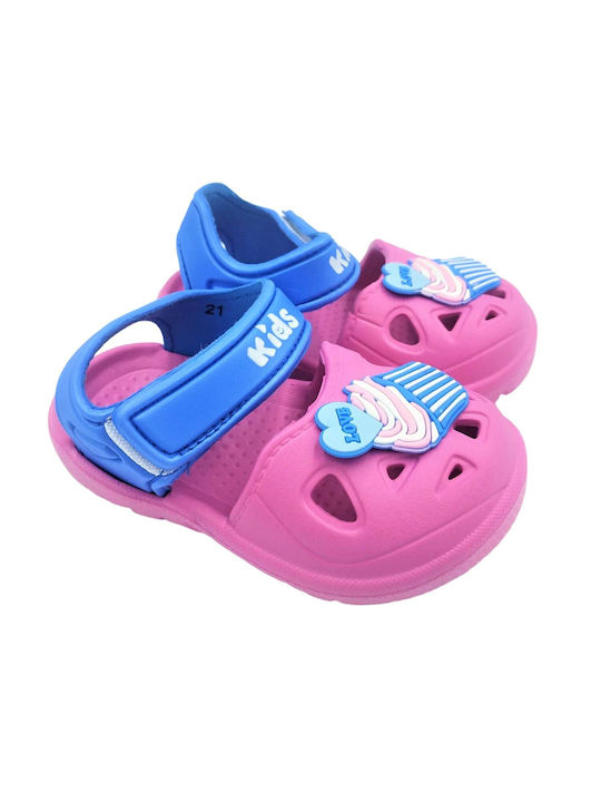 Giardino D'Oro Cupcake Children's Beach Shoes Fuchsia