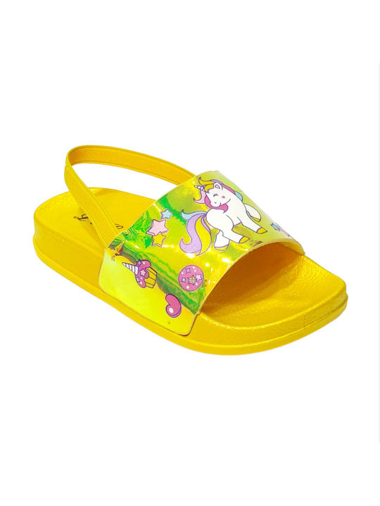 Giardino D'Oro Children's Beach Shoes Yellow