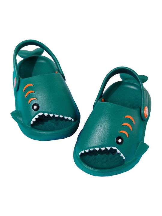 Children's Anatomical Beach Shoes Green