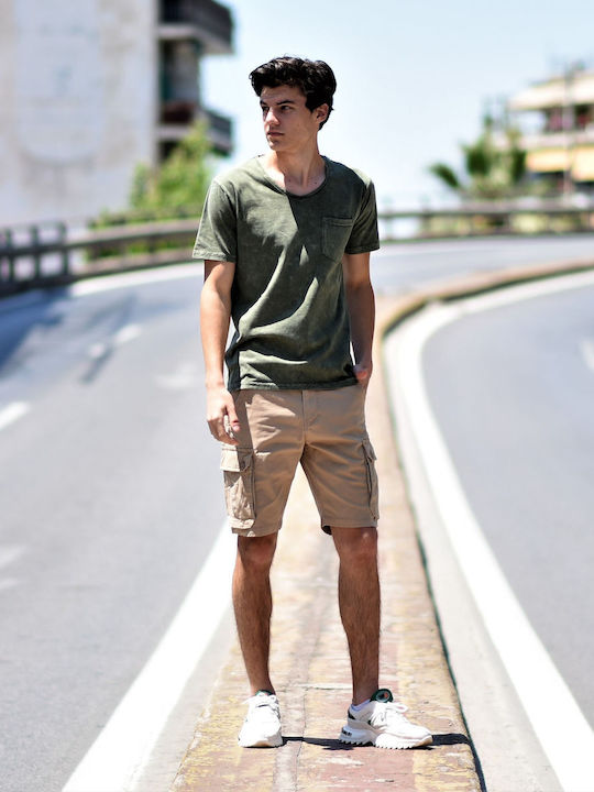 Herrenshorts Cargo Beige