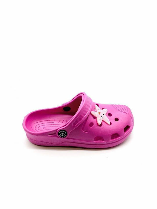 Hot Sand Children's Beach Clogs Fuchsia