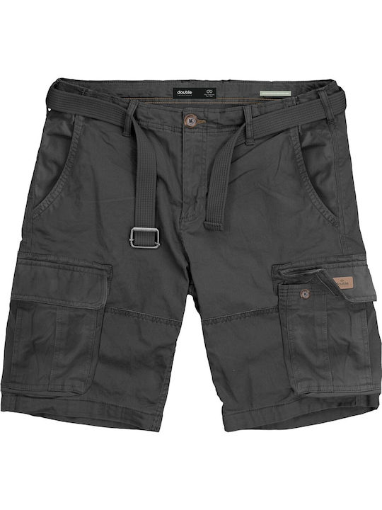 Double Men's Shorts Cargo Gray