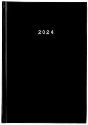Next Basic Zilnic Agenda Negru 2024 17x25cm Negru