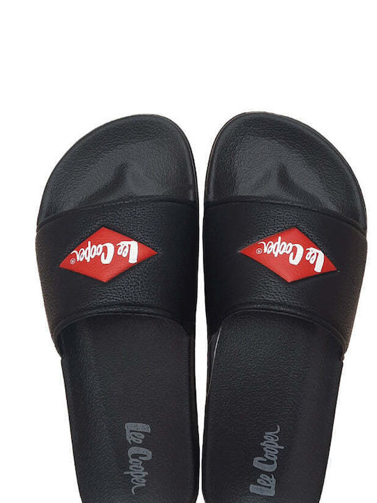 Lee Cooper Men's Slides Black