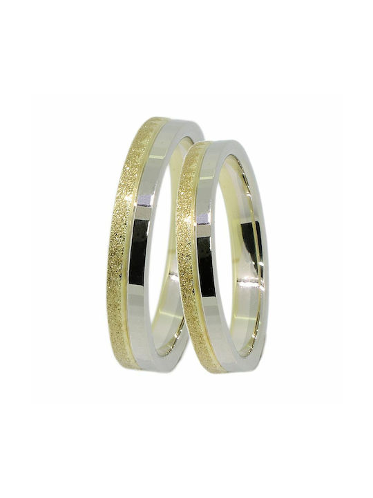 Matteo Wedding Ring Bicolour 14K