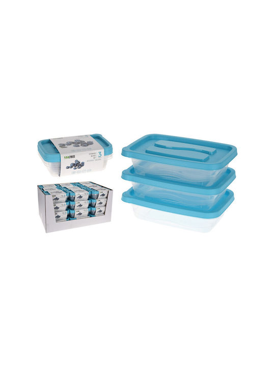 Plastic Lunch Box 1020ml 3pcs