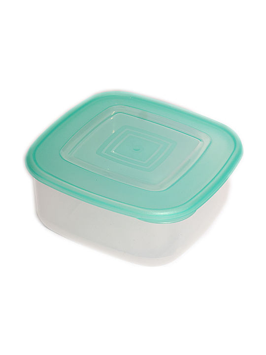 Cutie pentru Mâncare Plastic Verde Potrivit pentru Cuptor cu Microunde 1200ml 1buc