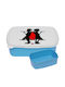Koupakoupa Plastic Lunch Box Blue 18x13cm