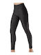 Women's Long Training Legging High Waisted Black
