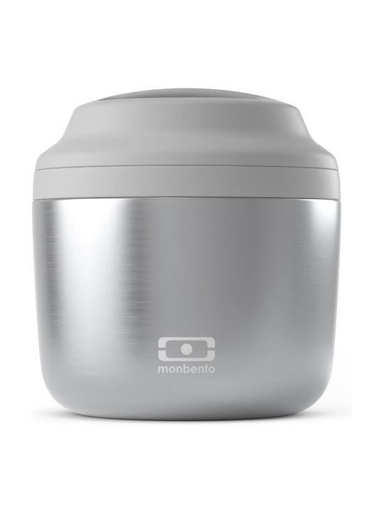 Monbento Lunchbox Isolierte Lunchbox Inox Silber 550ml 1Stück