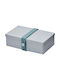 Uhmm Microwave Plastic Lunch Box Gray 18x18cm