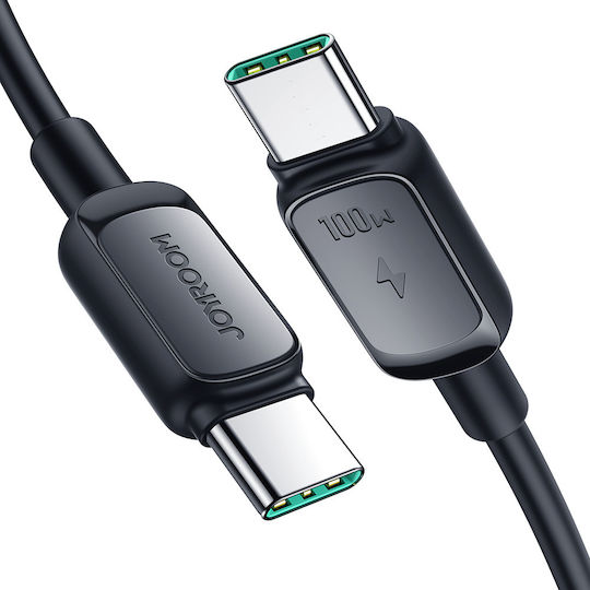 Joyroom S-CC100A14 USB 2.0 USB-C Male To USB-C 100W PD Cable Black 1.2m