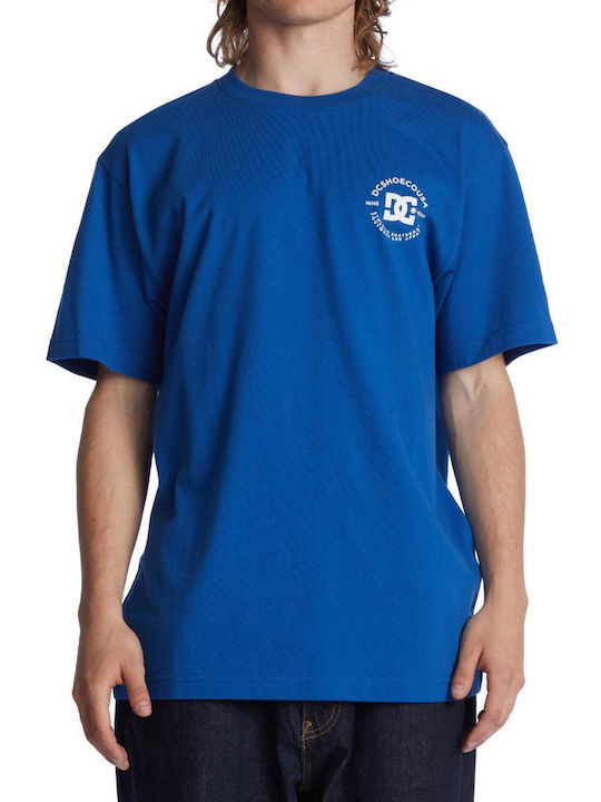 DC Herren T-Shirt Kurzarm Blau