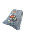 Dimcol Blanket Cot Moon Velvet Gray Light Grey Dimcol 110x140cm