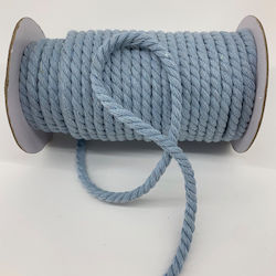 Riniotis Schnürsenkel Baumwoll Hellblau 5mm x 20m