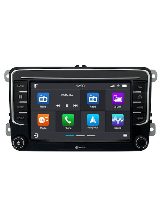 Dynavin Car Audio System for Seat Toledo Skoda Yeti Volkswagen Golf / Passat / Polo / Amarok / Beetle / Caddy / Eos / Jetta / Scirocco / Sharan / Tiguan / Touran 2009-2016 (Bluetooth/USB/WiFi/GPS/Apple-Carplay) with Touch Screen 7"