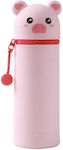 I-Total Pencil Case Barrel with 1 Compartment Pink