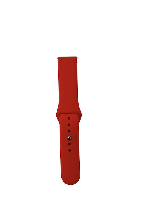 Rubber Strap Red 20mm