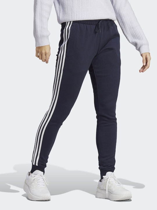 Adidas Essentials 3-Stripes Pantaloni de trening pentru femei Albastru marin