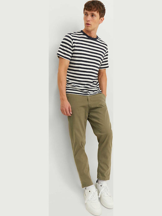 Jack & Jones Панталон Чино Еластичен Каки