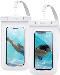 Spigen A601 Водоустойчив Калъф до 6.9" Бял ACS0...