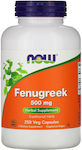 Now Foods Fenugreek 500mg 250 φυτικές κάψουλες