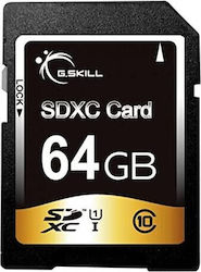 G.Skill SDXC 64GB Clasa 10 U1 UHS-I