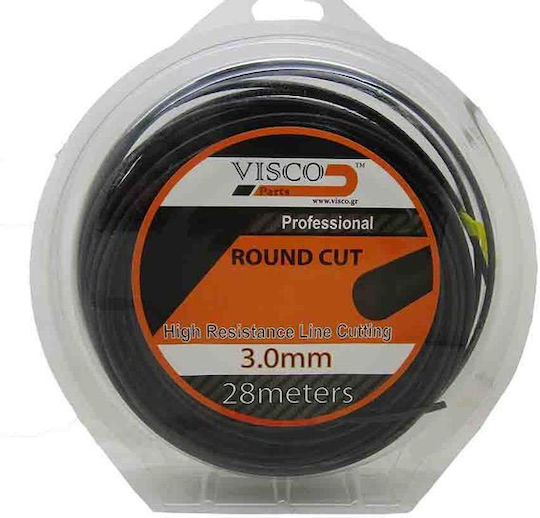 Visco Parts 3028 Μεσινέζα Στρογγυλή Μήκους 28m και Πάχους 3mm