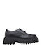 Women's Leather Oxford Shoes Black
