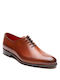 Perlamoda Men's Leather Dress Shoes Tabac Brown