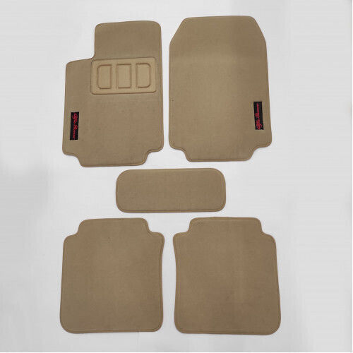 Marke Satz Vorder- und Hintermatten 4Stück aus Teppichboden Beige
