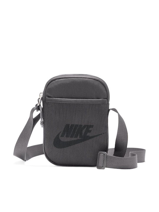 Nike Heritage Ανδρική Τσάντα Ώμου / Χιαστί Γκρι