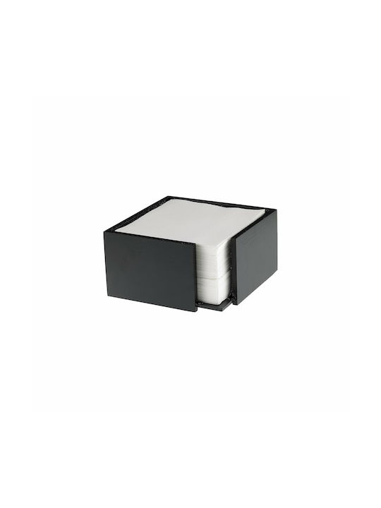 Wooden Napkin Holder Black 19x19x10cm 33243