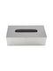 Bronze Art Metallic Tissue Holder Silver 25x13x8cm 57Z8-10